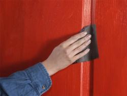 Как покрасить шпонированную дверь